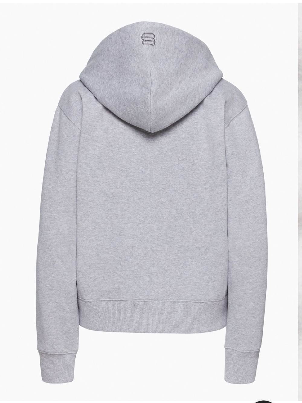 The Super™ Fleece Relaxed Zip-Up Hoodie Aritzia - Heather Dover Grey Size Small - Picture 2 of 4